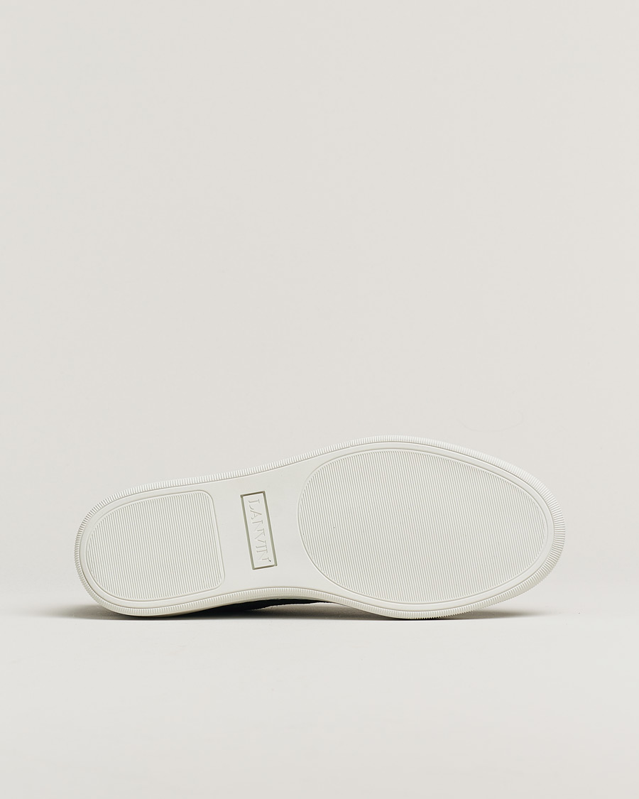 Herr | Lanvin DBB1 Patent Cap Toe Sneaker Black | Pre-owned | Lanvin DBB1 Patent Cap Toe Sneaker Black