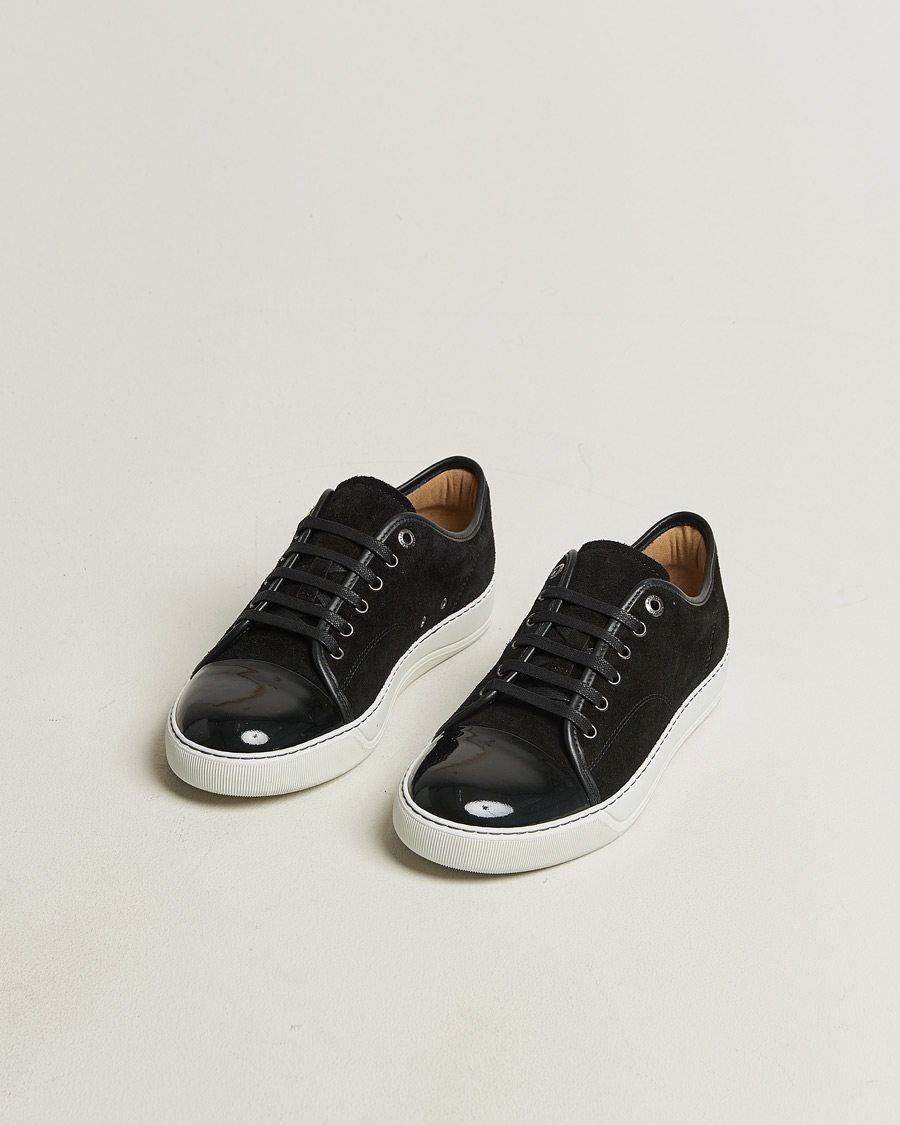 Herr | Pre-owned Skor | Pre-owned | Lanvin DBB1 Patent Cap Toe Sneaker Black UK7 - EU41