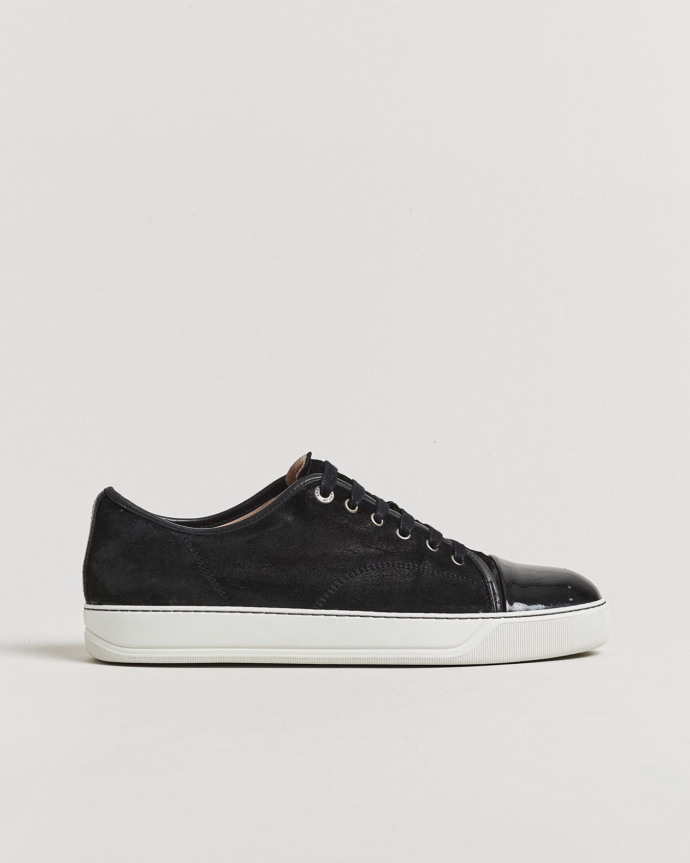Herr | LanvinDBB1 Patent Cap Toe SneakerBlackUK9 - EU43 | Pre-owned | LanvinDBB1 Patent Cap Toe SneakerBlackUK9 - EU43