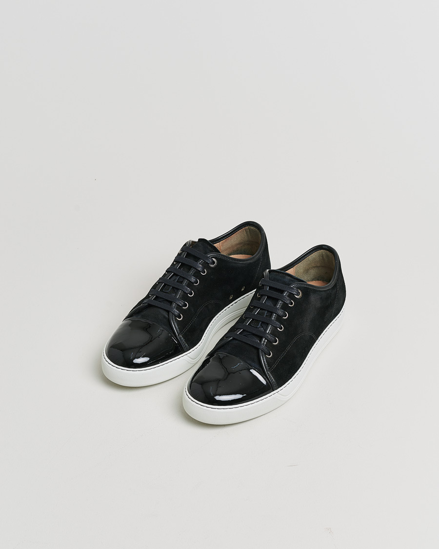 Herr | Pre-owned Skor | Pre-owned | Lanvin DBB1 Patent Cap Toe Sneaker Black UK10 - EU44