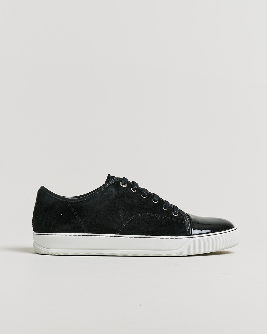 Herr | Pre-owned Skor | Pre-owned | Lanvin DBB1 Patent Cap Toe Sneaker Black UK10 - EU44