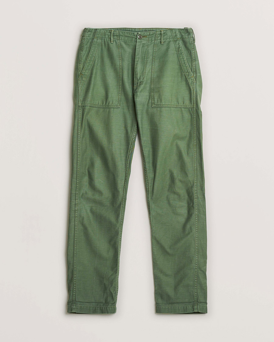 Herr | Pre-owned Byxor | Pre-owned | orSlow Slim Fit Original Sateen Fatigue Pants Green M
