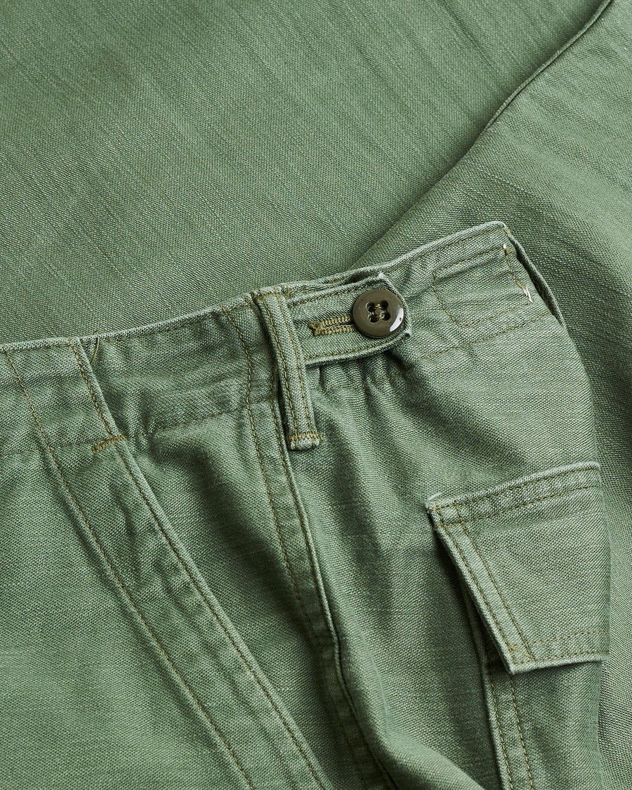 Herr | Pre-owned Byxor | Pre-owned | orSlow Slim Fit Original Sateen Fatigue Pants Green M
