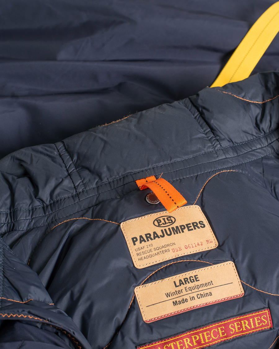 Herr | Parajumpers Right Hand Masterpiece Parka Navy | Pre-owned | Parajumpers Right Hand Masterpiece Parka Navy