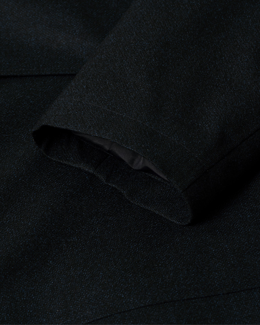 Herr | Care of Carl Pre-owned | Pre-owned | Canali Detachable Zip Wool Coat Navy