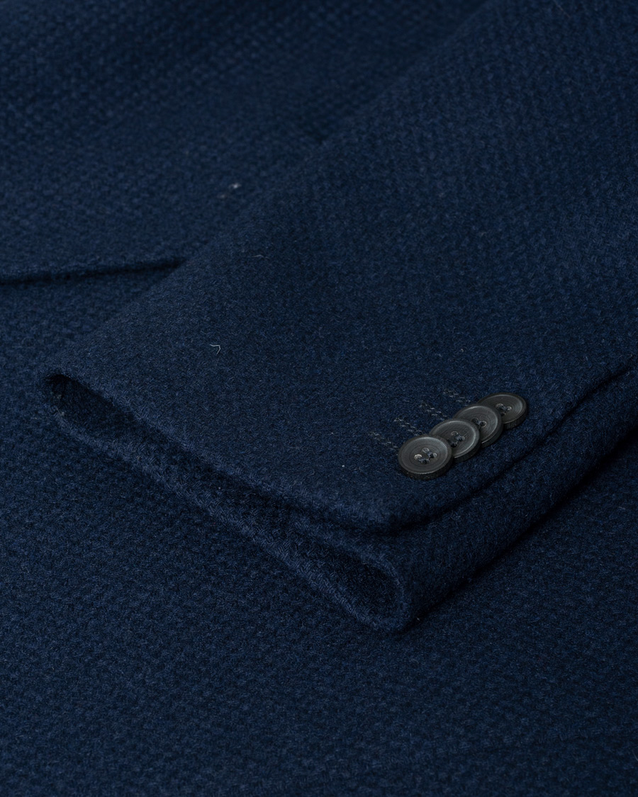 Herr | Care of Carl Pre-owned | Pre-owned | Morris Heritage Structured Wool Patch Pocket Coat Navy 56