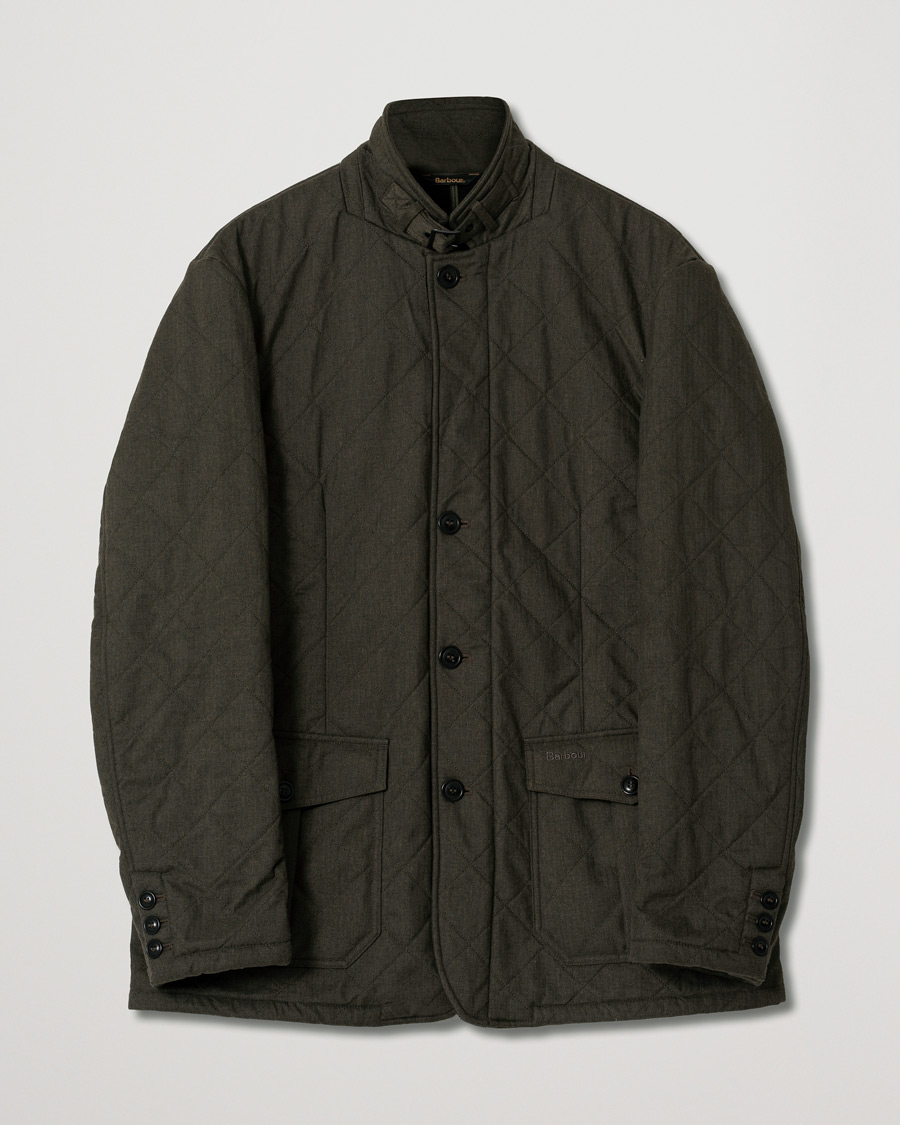 Herr | Barbour Lifestyle Relond Quilted Polar Fleece Jacket Olive | Pre-owned | Barbour Lifestyle Relond Quilted Polar Fleece Jacket Olive