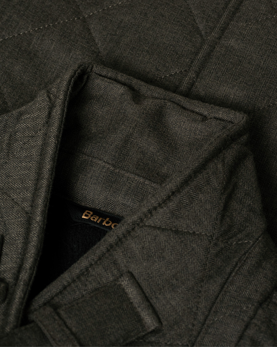 Herr | Barbour Lifestyle Relond Quilted Polar Fleece Jacket Olive | Pre-owned | Barbour Lifestyle Relond Quilted Polar Fleece Jacket Olive
