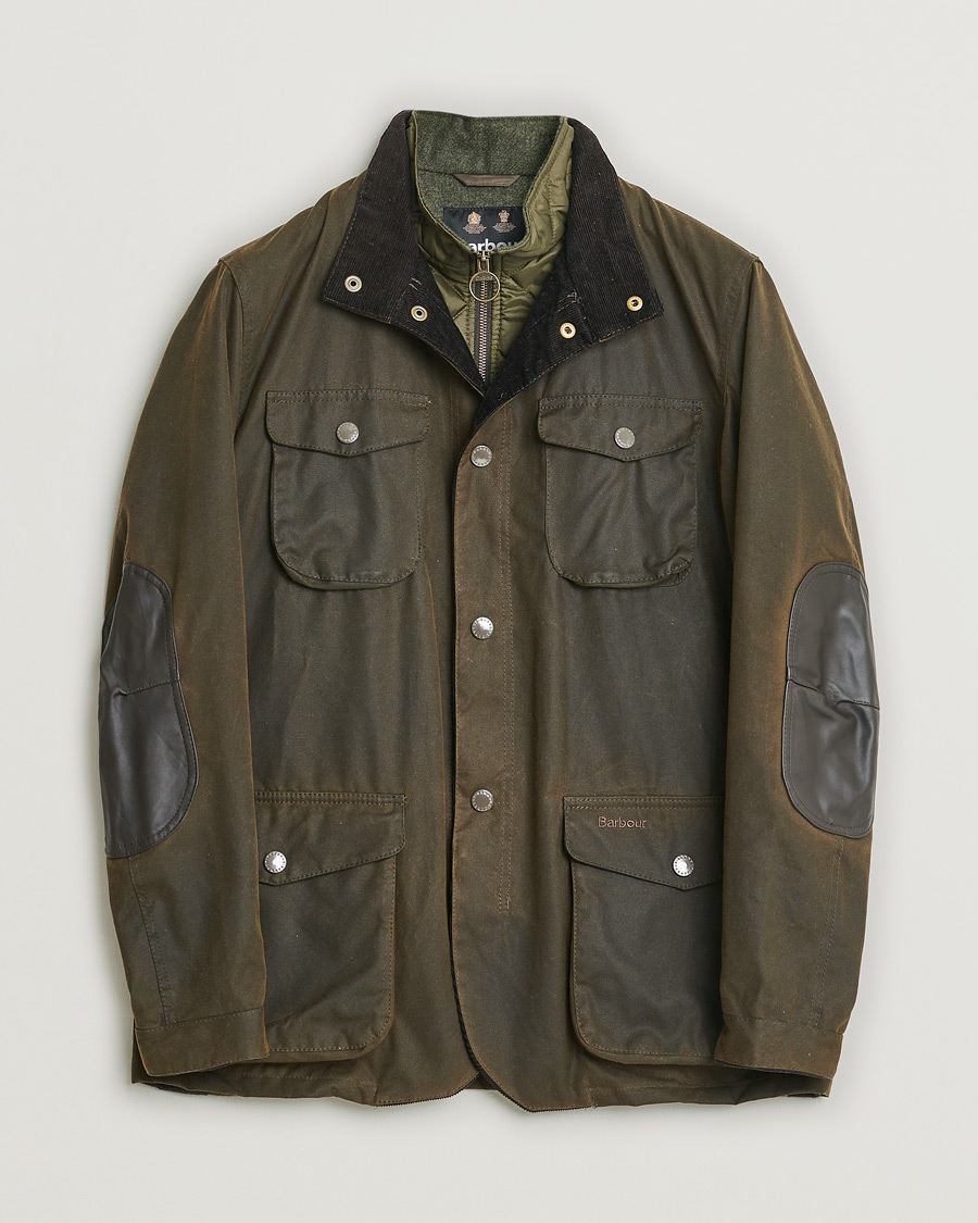Herr | Pre-owned Jackor | Pre-owned | Barbour Lifestyle Ogston Waxed Jacket Olive