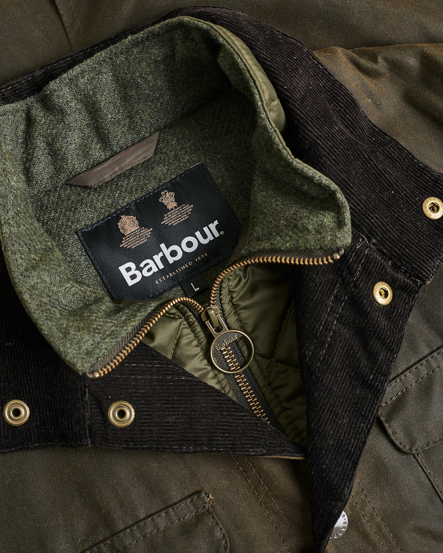 Herr | Pre-owned Jackor | Pre-owned | Barbour Lifestyle Ogston Waxed Jacket Olive