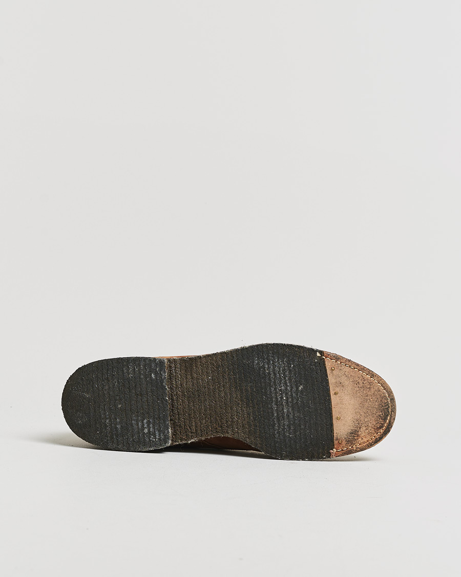 Herr | Pre-owned Skor | Pre-owned | Alden 46054H Plain Toe Boot Snuff Suede US8 - EU41,5