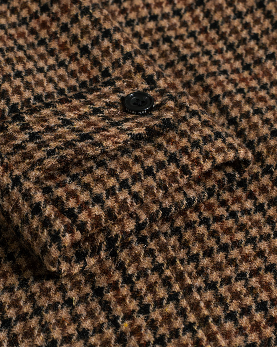 Herr | Care of Carl Pre-owned | Pre-owned | BEAMS PLUS Harris Tweed Balmacaan Coat Gun Club Check