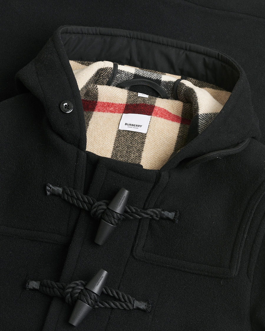 Herr | Pre-owned Jackor | Pre-owned | Burberry Wool Duffle Coat Black 50