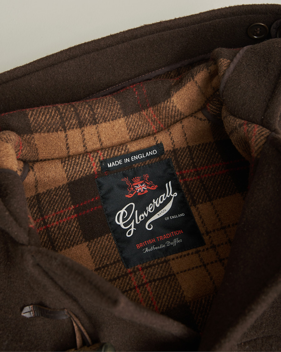 Herr | Gloverall Morris Duffle Coat Brown 46 | Pre-owned | Gloverall Morris Duffle Coat Brown 46