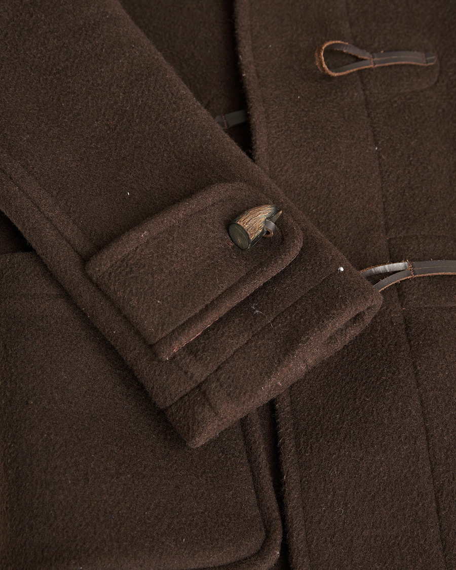 Herr | Gloverall Morris Duffle Coat Brown 46 | Pre-owned | Gloverall Morris Duffle Coat Brown 46