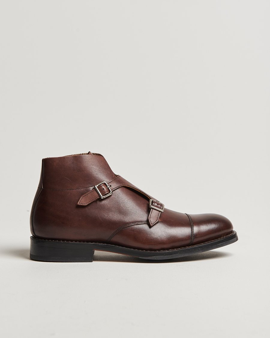 Herr | Grenson Hansel Monkstrap Boots Brown UK7,5 - EU41,5 | Pre-owned | Grenson Hansel Monkstrap Boots Brown UK7,5 - EU41,5