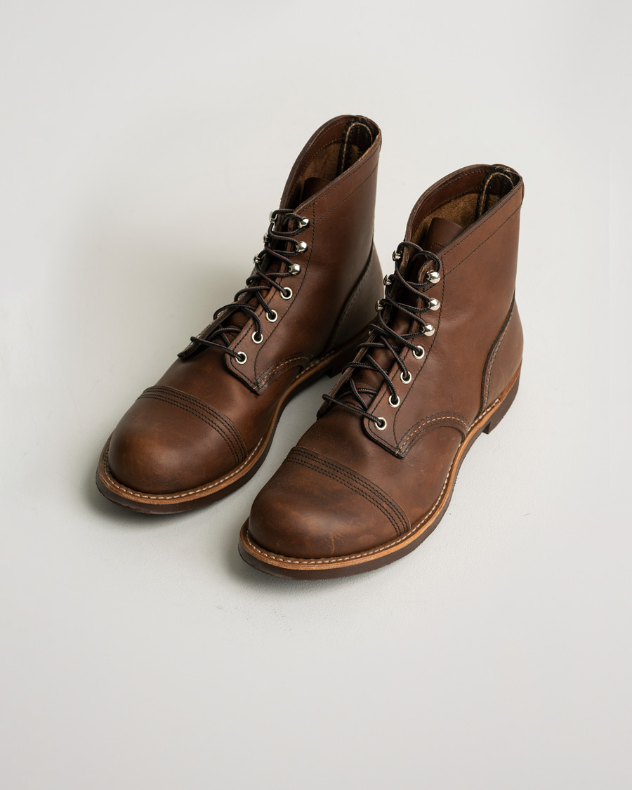 Herr | Red Wing Shoes Iron Ranger Boot Amber Harness | Pre-owned | Red Wing Shoes Iron Ranger Boot Amber Harness