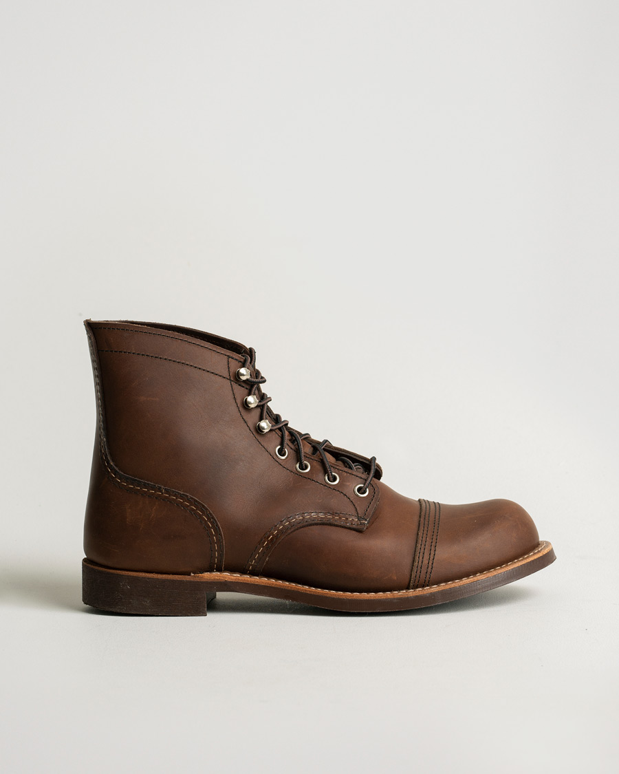 Herr | Red Wing Shoes Iron Ranger Boot Amber Harness | Pre-owned | Red Wing Shoes Iron Ranger Boot Amber Harness