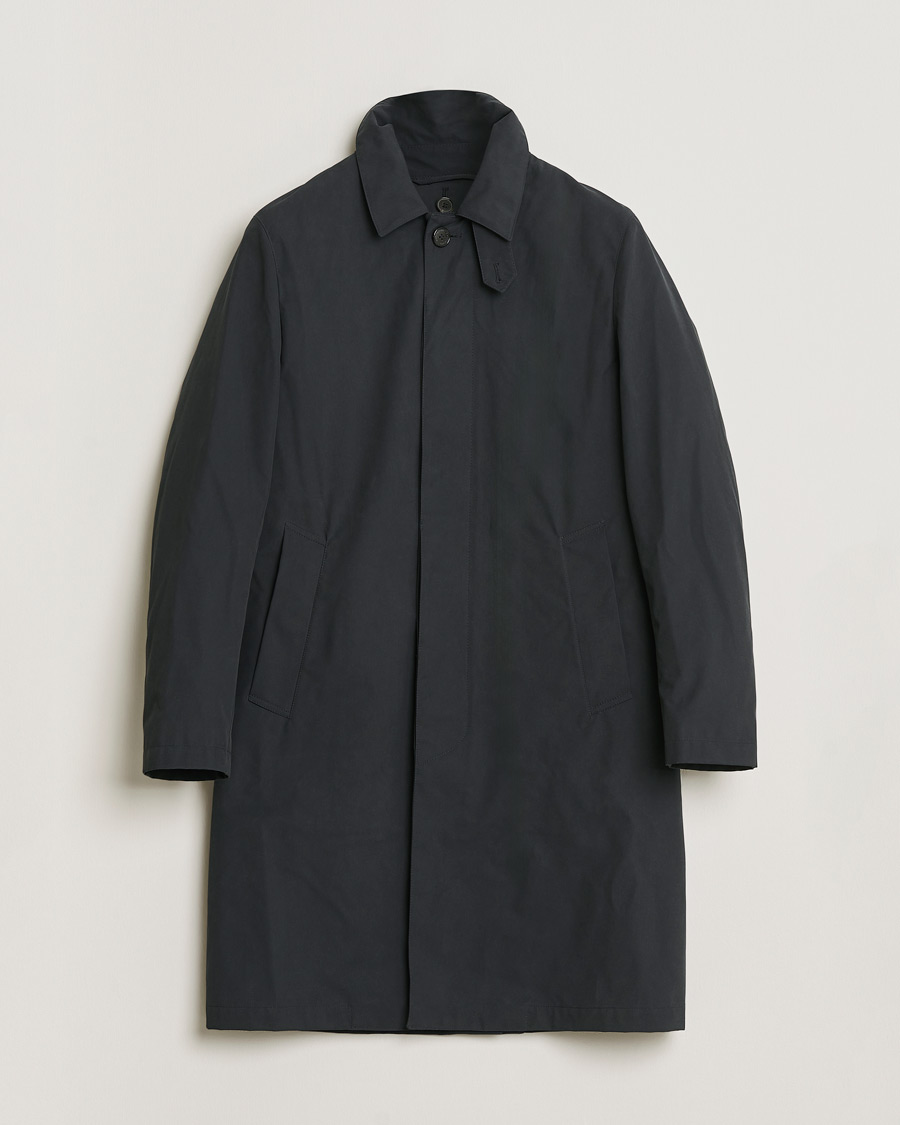 Herr | Pre-owned Jackor | Pre-owned | Mackintosh Water Repellent Car Coat Navy UK40 - EU50