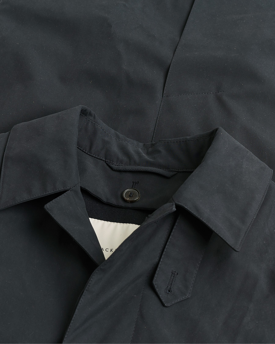 Herr | Pre-owned Jackor | Pre-owned | Mackintosh Water Repellent Car Coat Navy UK40 - EU50