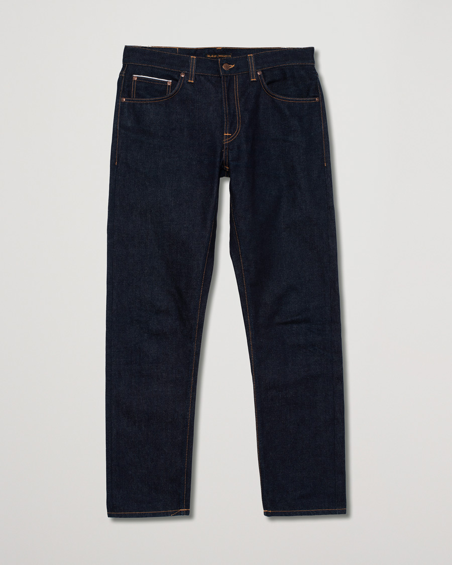 Nudie Jeans Gritty Jackson Jeans Dry Maze Selvage Herr Care of Carl