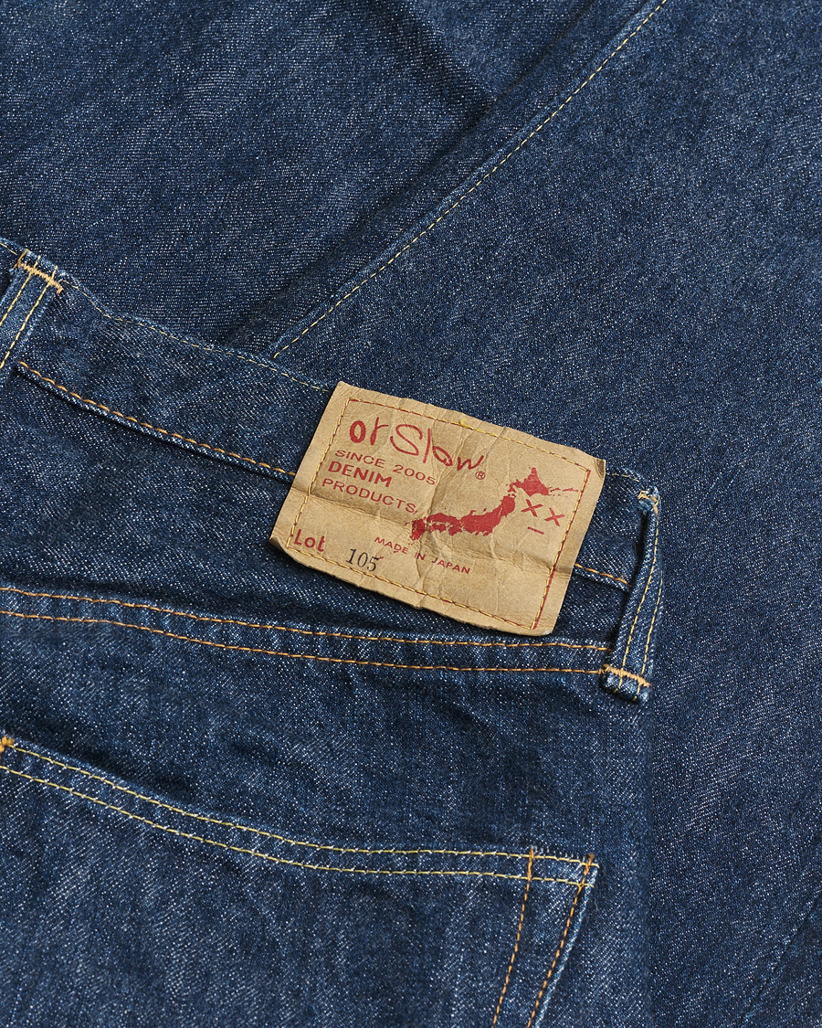 Herr | Pre-owned Byxor | Pre-owned | orSlow Straight Fit 105 Selvedge Jeans One Wash 1 - XS