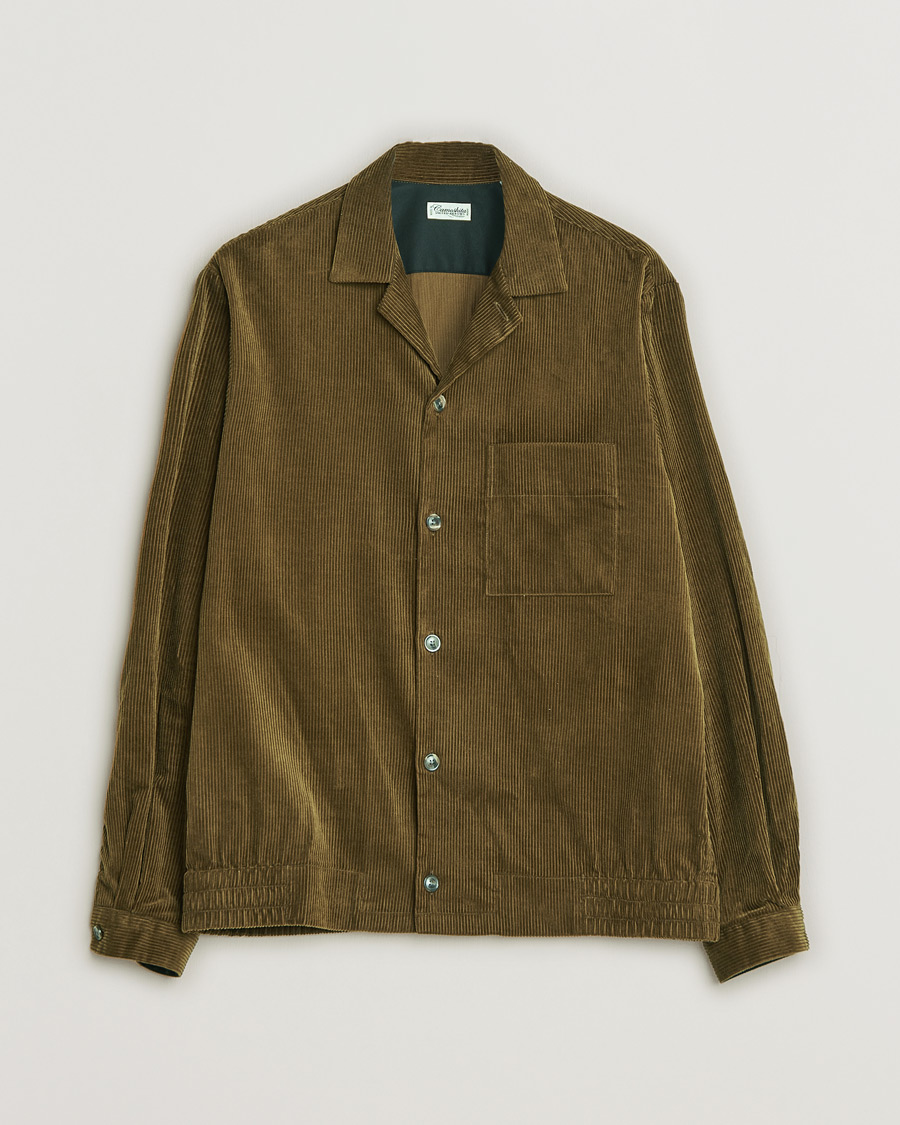 Herr | Camoshita Unlined Manchester Shirt Blouson Green M | Pre-owned | Camoshita Unlined Manchester Shirt Blouson Green M