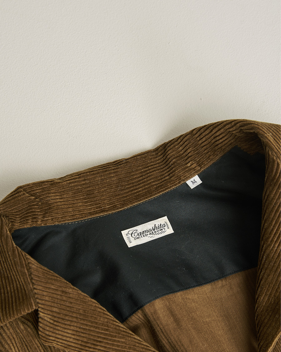 Herr | Camoshita Unlined Manchester Shirt Blouson Green M | Pre-owned | Camoshita Unlined Manchester Shirt Blouson Green M