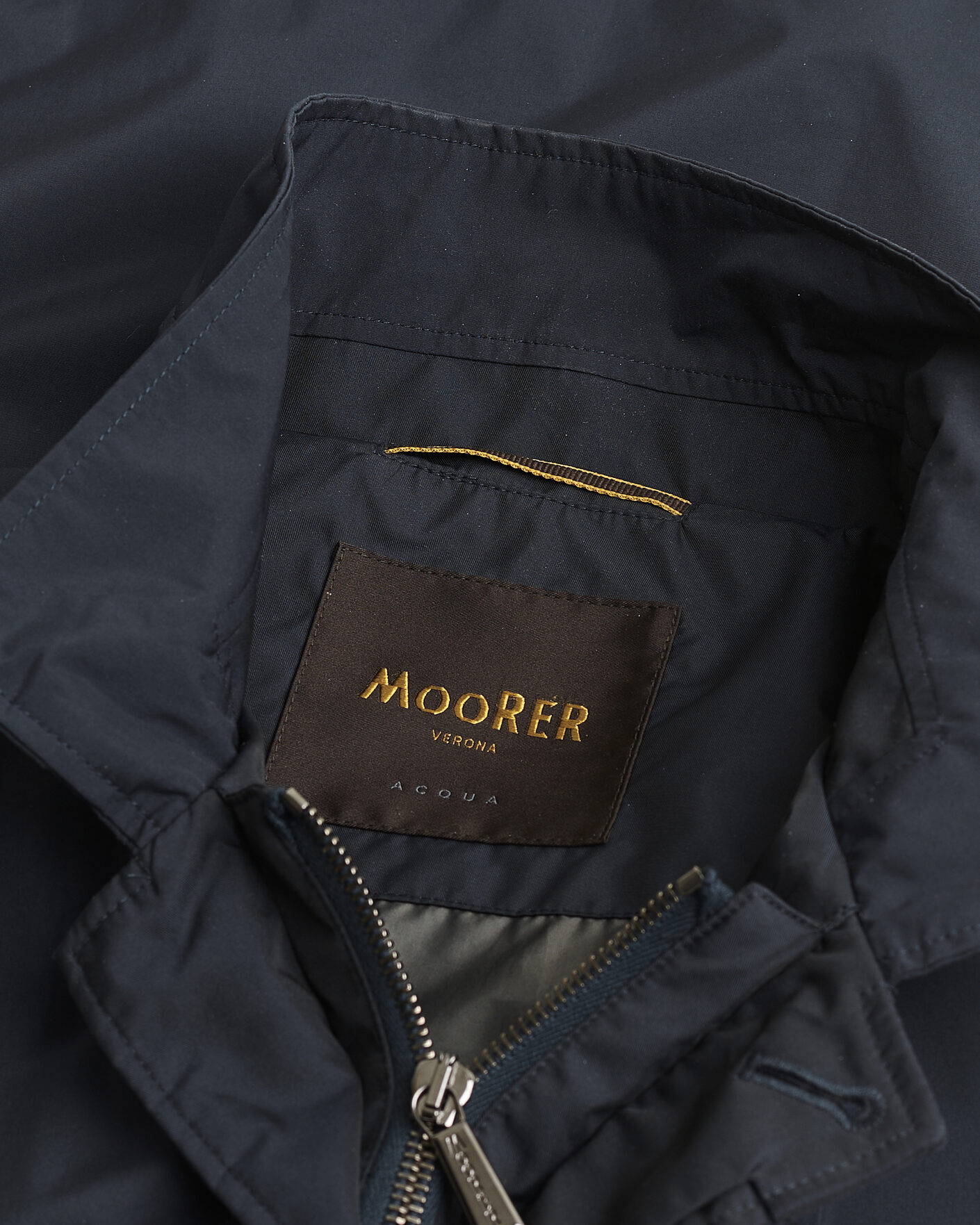 Herr | Pre-owned Jackor | Pre-owned | MooRER Waterproof Nylon Field Jacket Navy 50