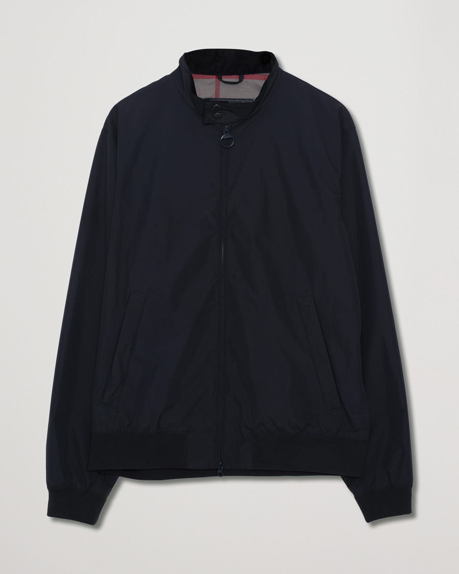 Herr | Barbour Lifestyle Royston Casual Harrington Jacket Navy | Pre-owned | Barbour Lifestyle Royston Casual Harrington Jacket Navy