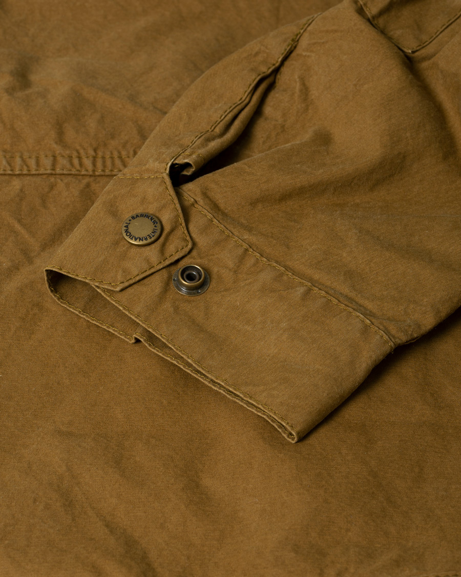 Herr | Barbour International Summer Wash Duke Casual Jacket Khaki Sand L | Pre-owned | Barbour International Summer Wash Duke Casual Jacket Khaki Sand L