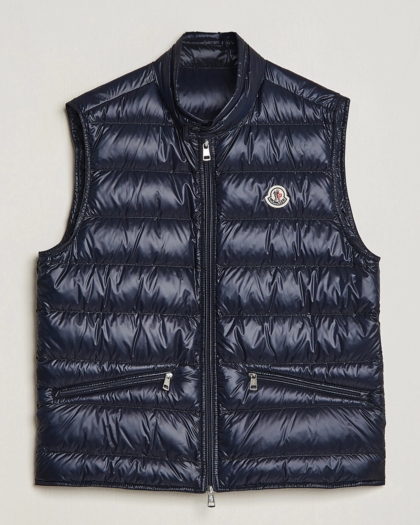 Herr | Pre-owned Jackor | Pre-owned | Moncler Gui Down Vest Navy 4 - XL