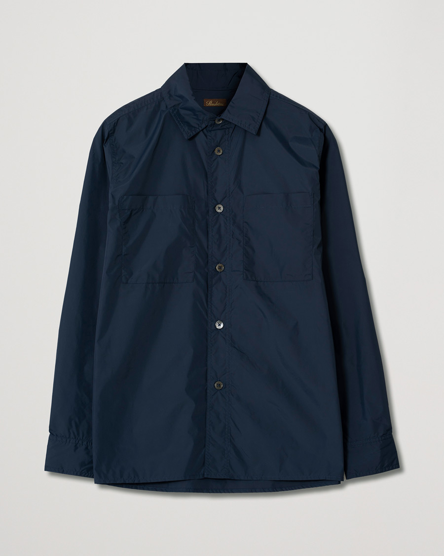 Herr | Stenströms Nylon Overshirt Navy | Pre-owned | Stenströms Nylon Overshirt Navy