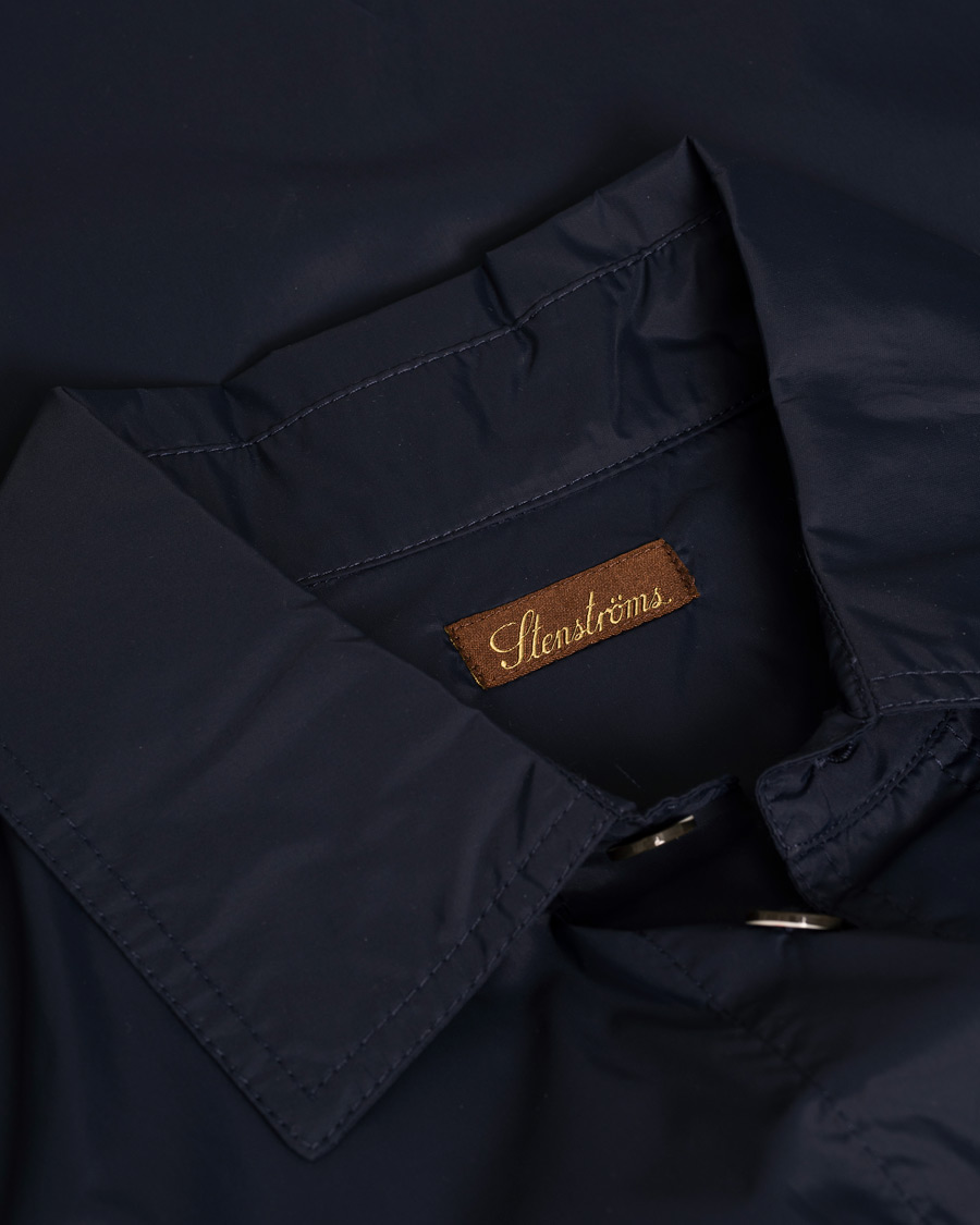 Herr | Stenströms Nylon Overshirt Navy | Pre-owned | Stenströms Nylon Overshirt Navy