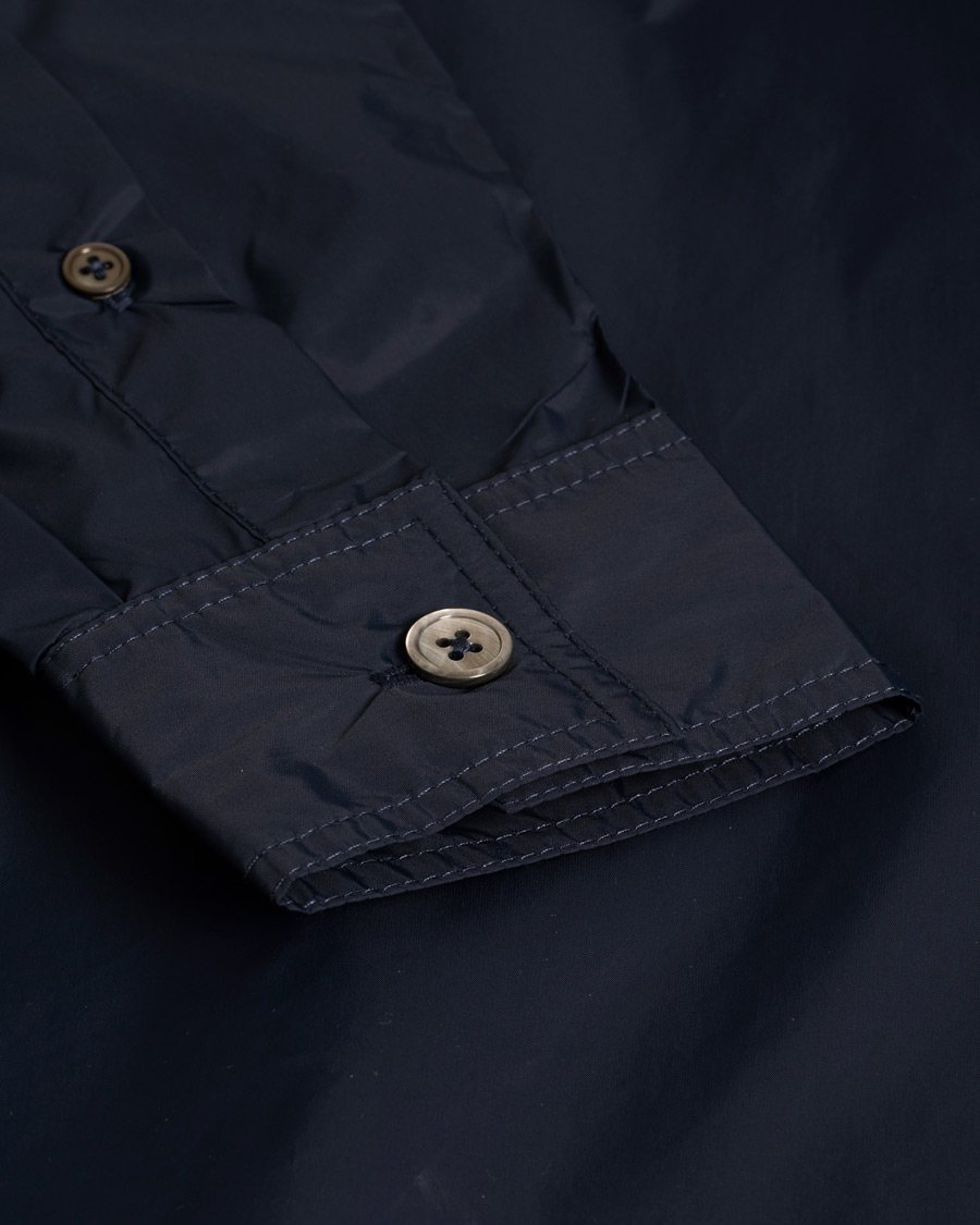 Herr | Stenströms Nylon Overshirt Navy | Pre-owned | Stenströms Nylon Overshirt Navy