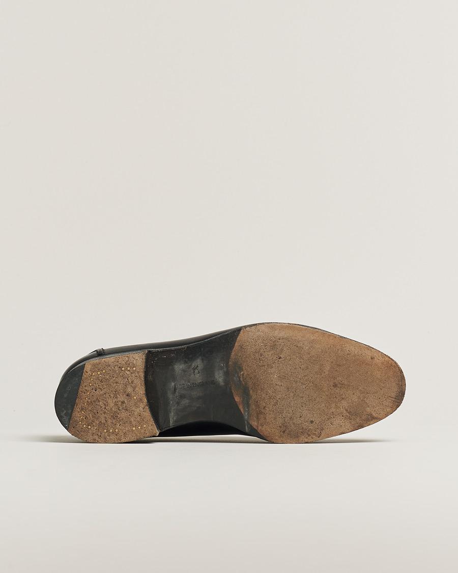 Herr | Edward Green Belgravia Tassel Loafer Black Calf | Pre-owned | Edward Green Belgravia Tassel Loafer Black Calf