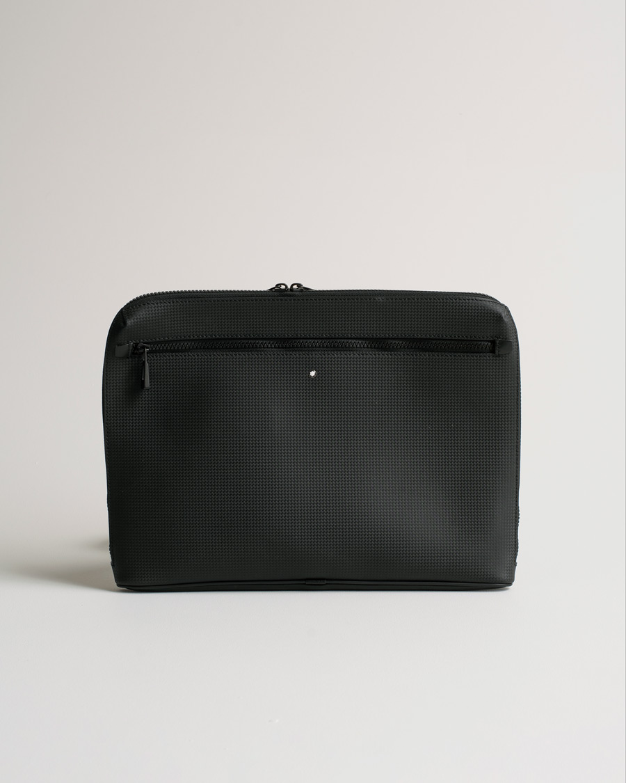 Herr | Montblanc Extreme 2.0 Reporter Bag Black | Pre-owned | Montblanc Extreme 2.0 Reporter Bag Black