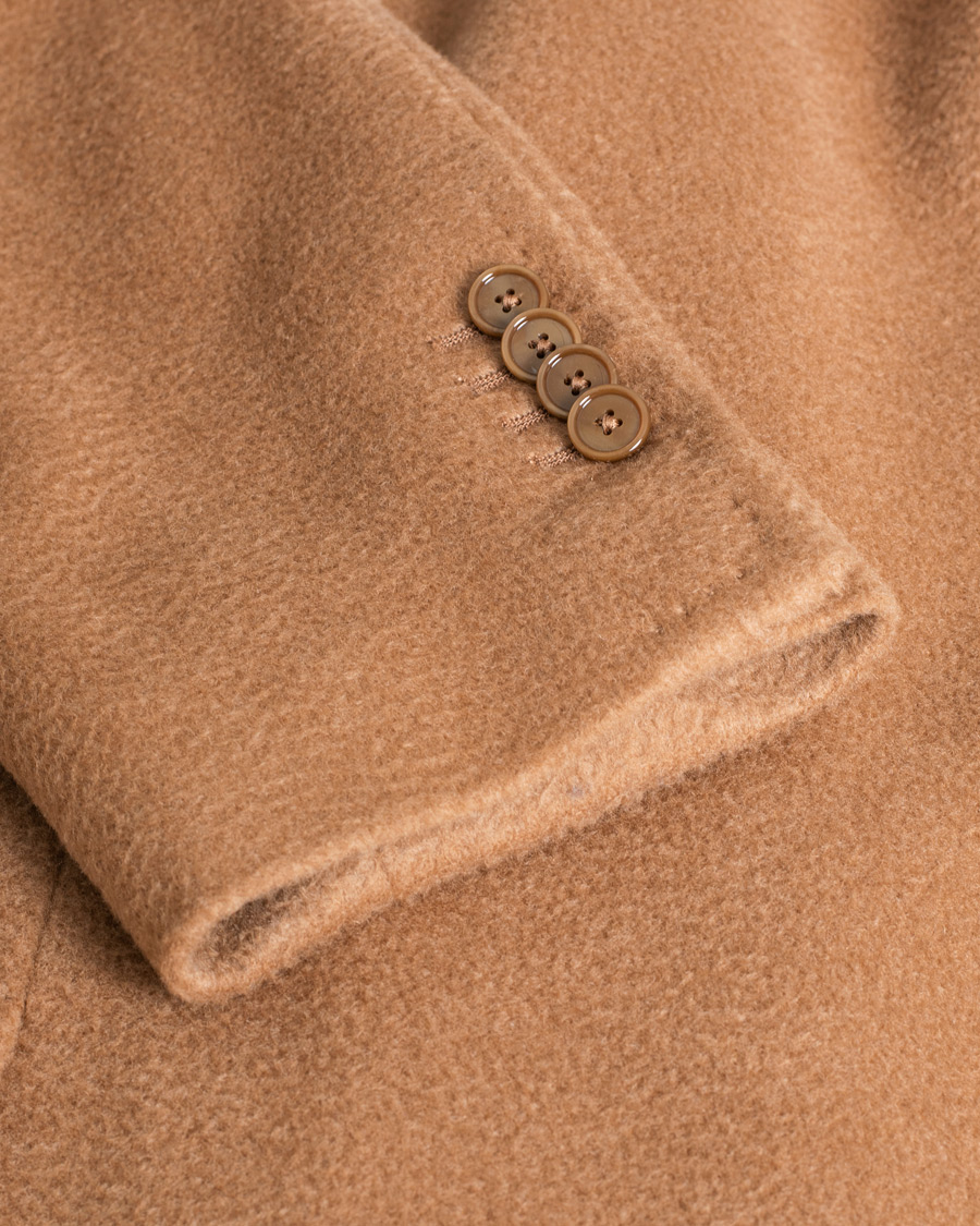 Herr | Rose & Born Double Breasted Coat Camel 54 | Pre-owned | Rose & Born Double Breasted Coat Camel 54