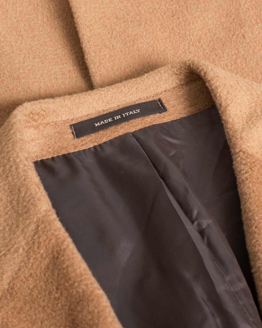 Herr | Rose & Born Double Breasted Coat Camel 54 | Pre-owned | Rose & Born Double Breasted Coat Camel 54