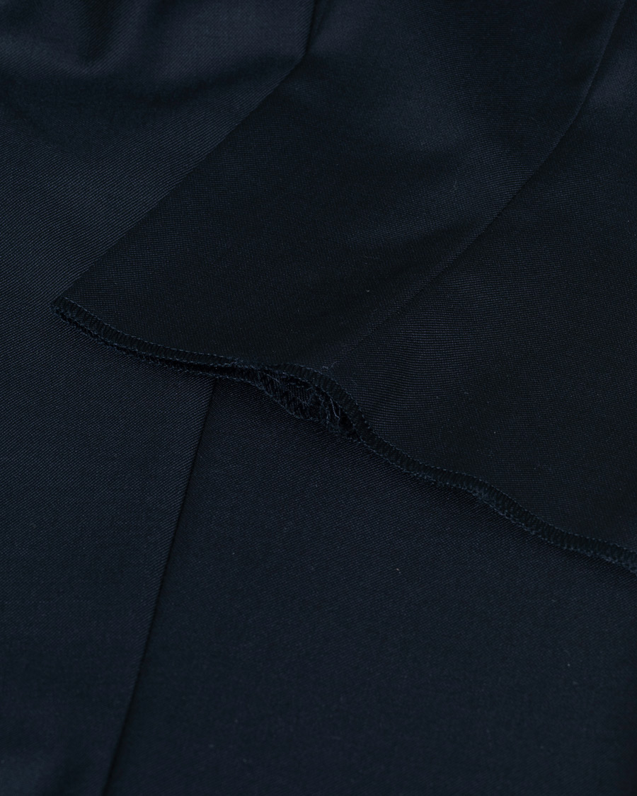 Herr | Pre-owned Byxor | Pre-owned | Giorgio Armani Tapered Wool/Cashmere Gabardine Trousers Navy