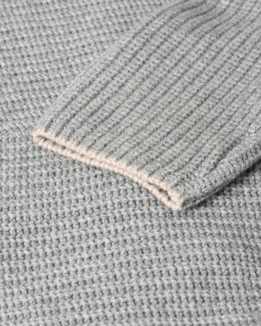 Herr | Care of Carl Pre-owned | Pre-owned | Brunello Cucinelli Double Breasted Cashmere Cardigan Jacket Grey Melange