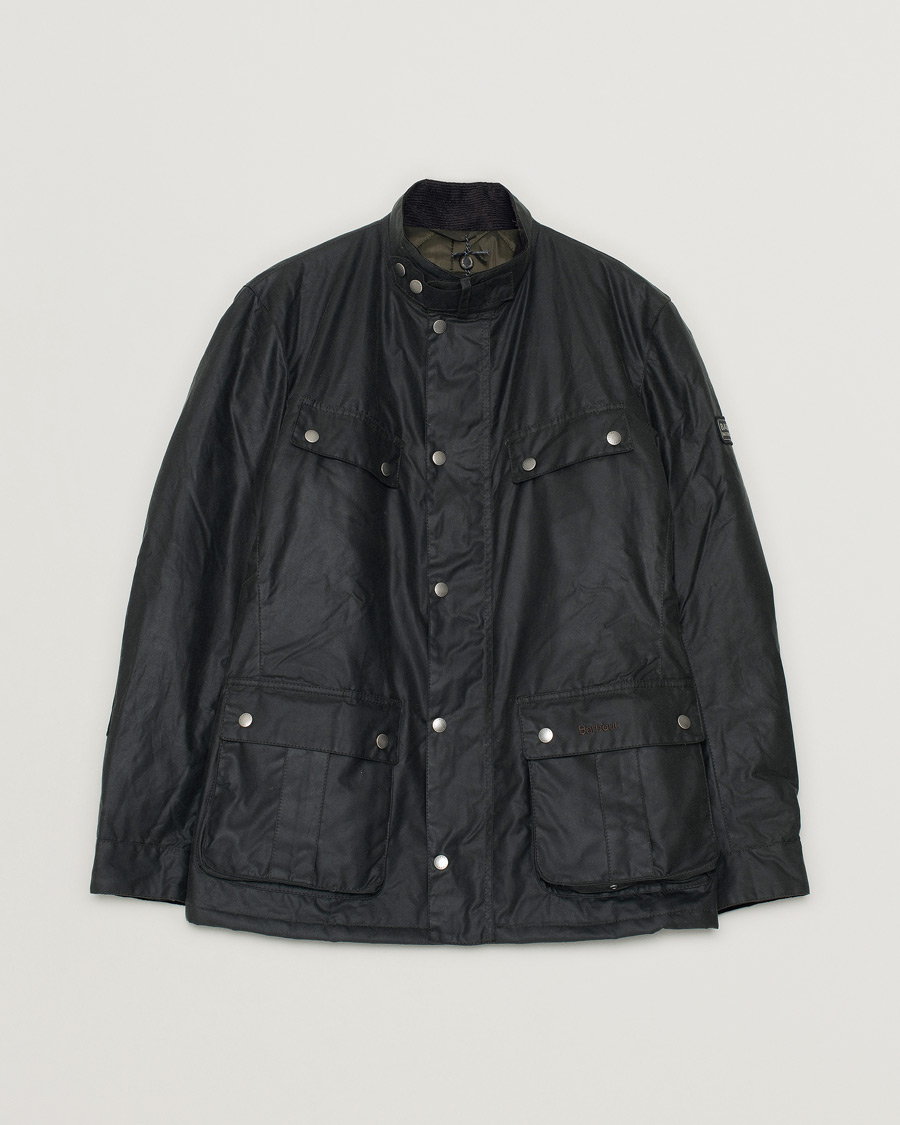 Herr | Barbour International Duke Jacket Sage | Pre-owned | Barbour International Duke Jacket Sage