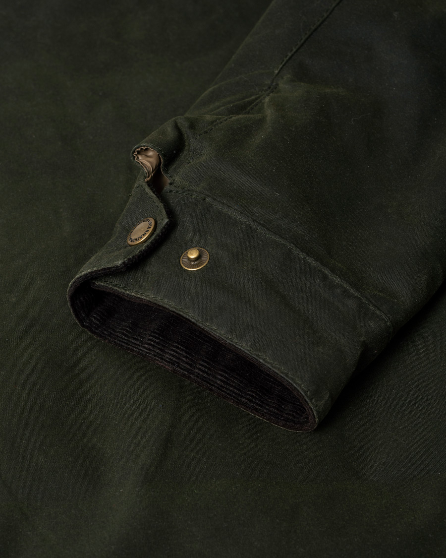 Herr | Barbour International Steve McQueen Workers Wax Jacket Sage | Pre-owned | Barbour International Steve McQueen Workers Wax Jacket Sage