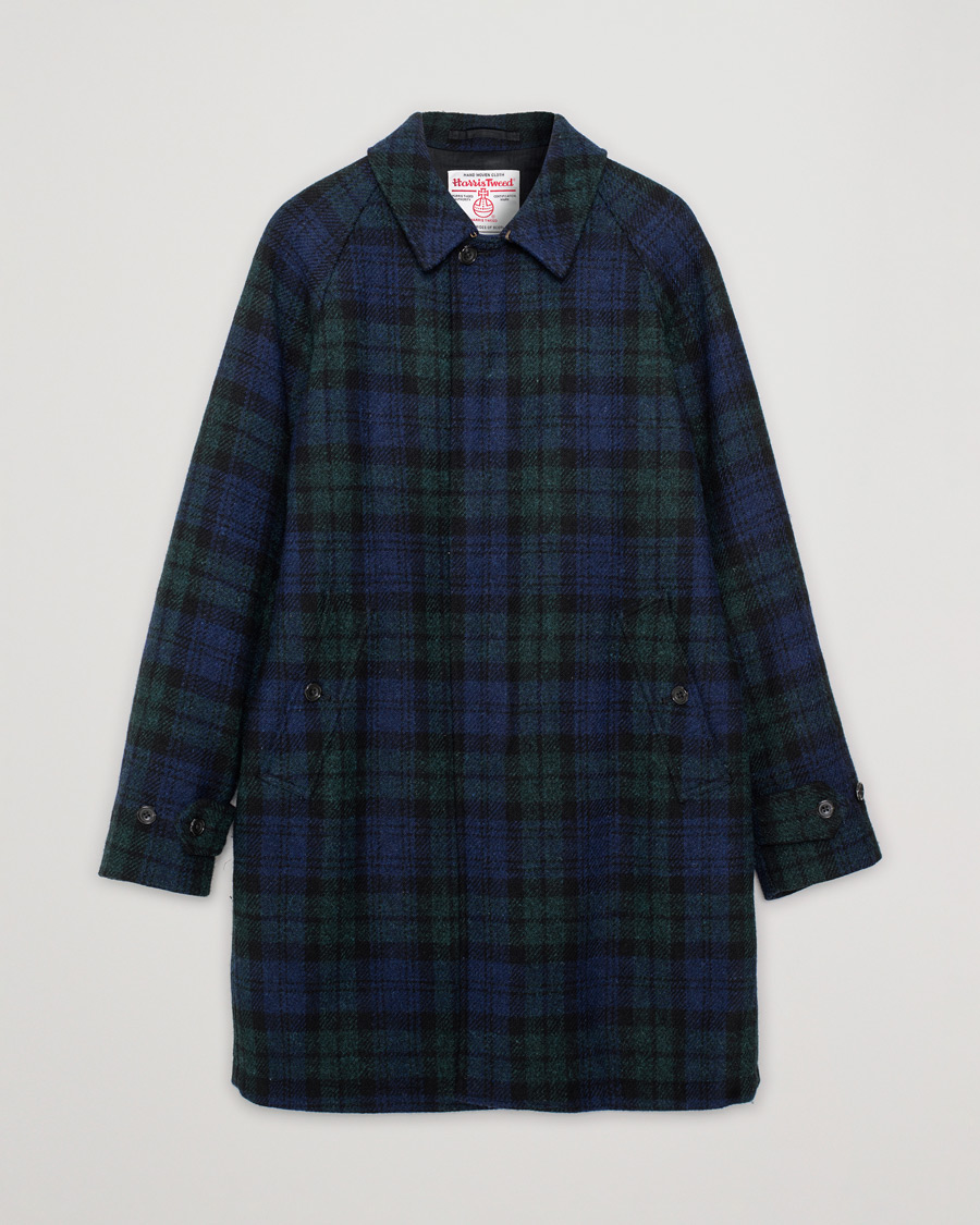 Herr | Jackor | Pre-owned | BEAMS PLUS Balmacaan Harris Tweed Coat Blackwatch