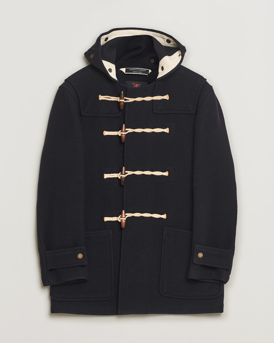 Herr | Gloverall Monty Original Duffle Coat Navy 38/48 | Pre-owned | Gloverall Monty Original Duffle Coat Navy 38/48