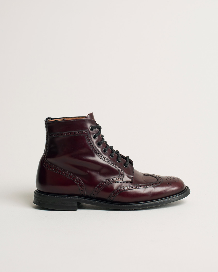Herr | Church's Caldecott Boot Burgundy UK9 - EU43 | Pre-owned | Church's Caldecott Boot Burgundy UK9 - EU43
