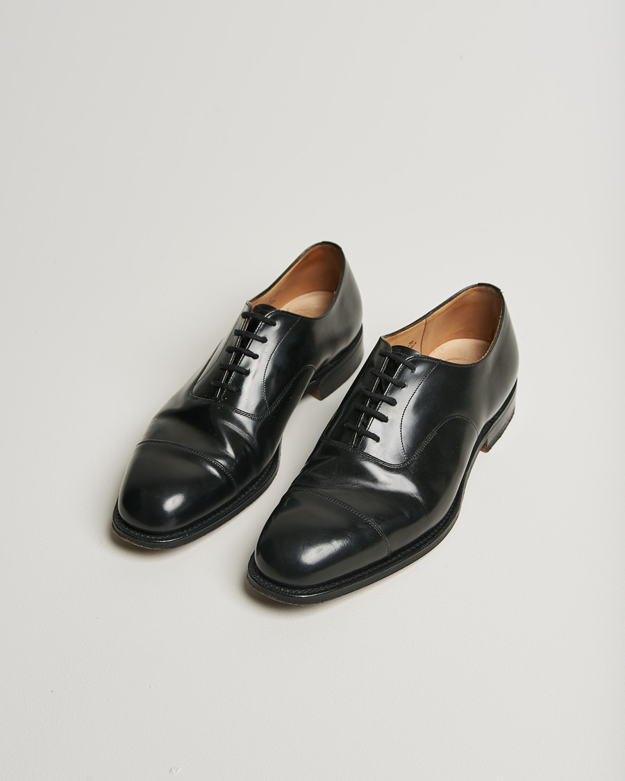 Herr | Church's Consul Calf Leather Oxford Black | Pre-owned | Church's Consul Calf Leather Oxford Black