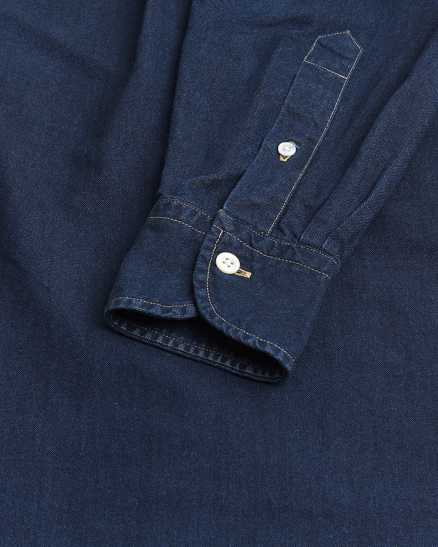 Herr | Pre-owned Skjortor | Pre-owned | Drake's The American Flap B.O Oxford Shirt Navy 15,5(39 - M)