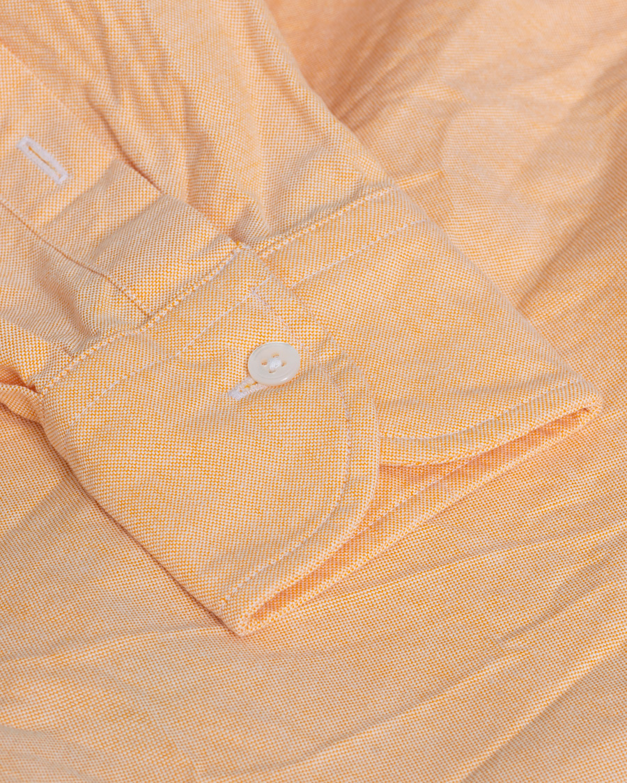 Herr | Care of Carl Pre-owned | Pre-owned | Drake's Button Down Oxford Shirt Orange 42 - L