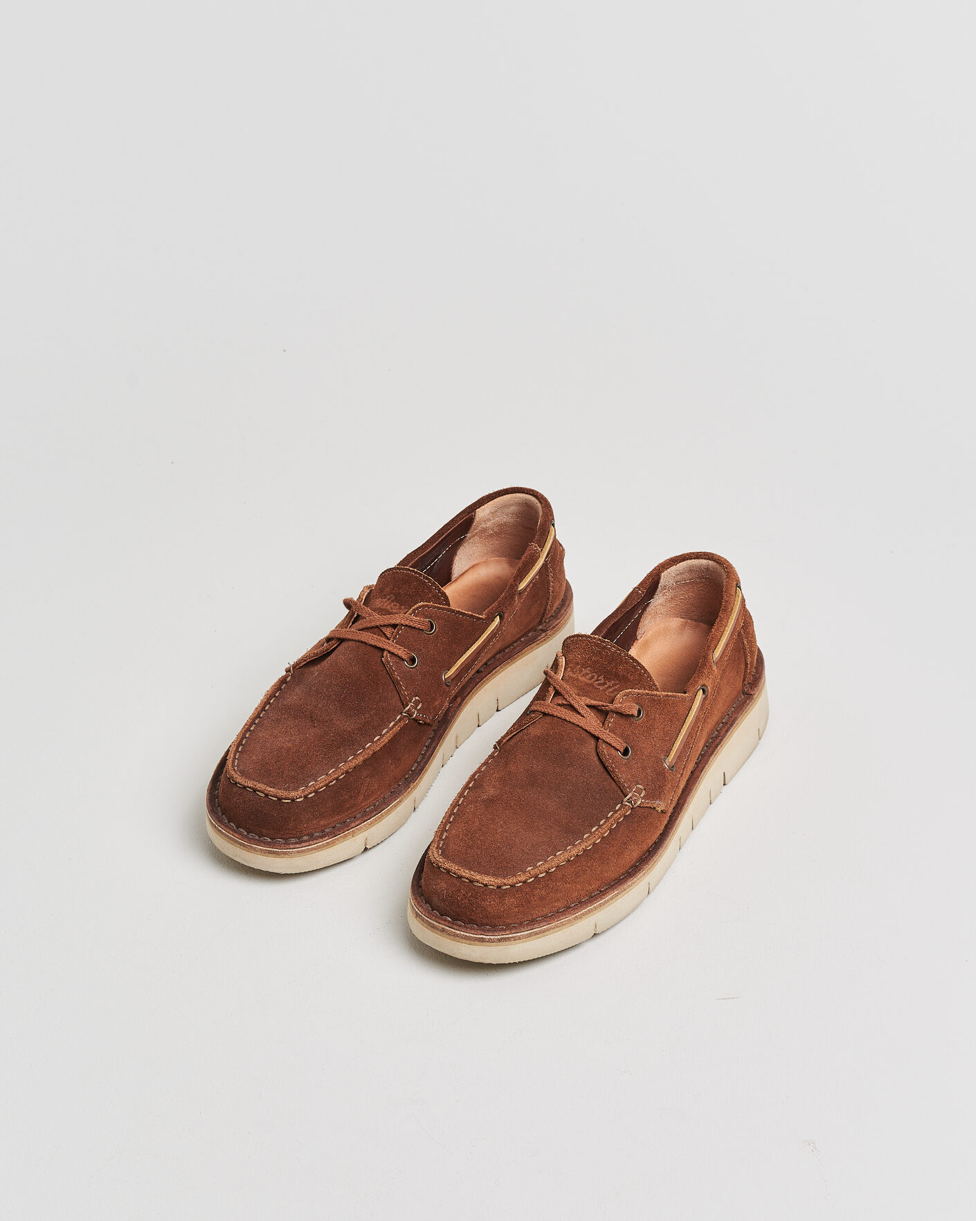 Herr | Pre-owned Skor | Pre-owned | Astorflex Boatflex Moccasin Brown Suede 43